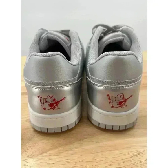 True Religion Jones Court Silver Emboss Casual Sneaker Men’s Size 10‎ New main image 5